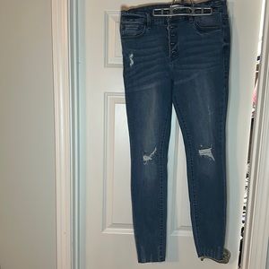 Pink Lily - Nature Denim size 11 jeans. Skinny leg